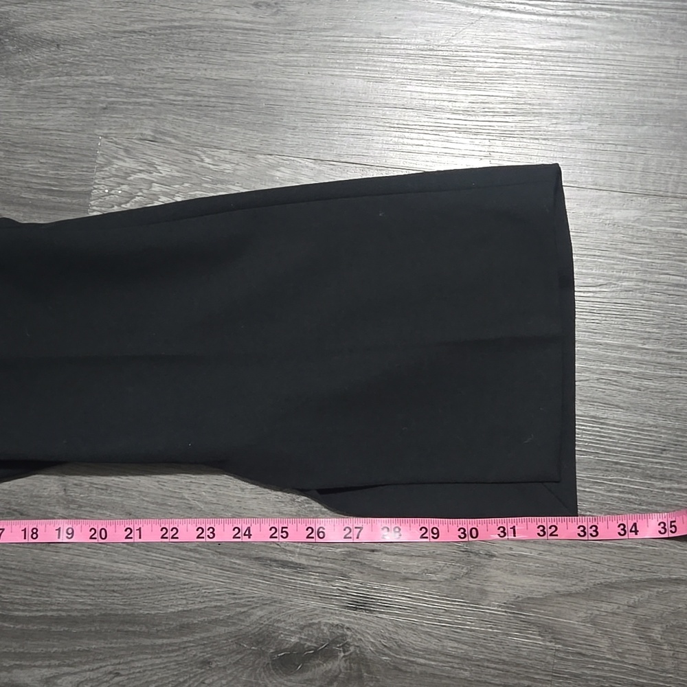 [NEW] Zara ZW Collection Minimalist Split Leg Black Pants Size M - Picture 14 of 14